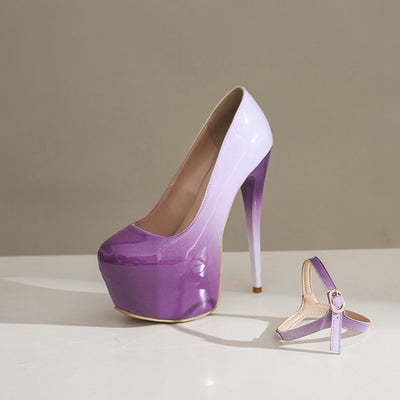 Tacones Altos 16cm Teñidos - Zapatos de Moda Contemporánea - Image 11