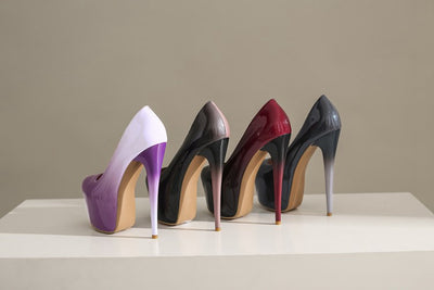 Tacones Altos 16cm Teñidos - Zapatos de Moda Contemporánea - Image 14