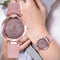 Reloj de Pulsera para Mujer Romántico con Cielo Estrellado, Diseño Cuero y Diamantes