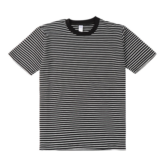 Camiseta Hombre a Rayas Manga Corta Ajuste Relajado Versátil - Image 8