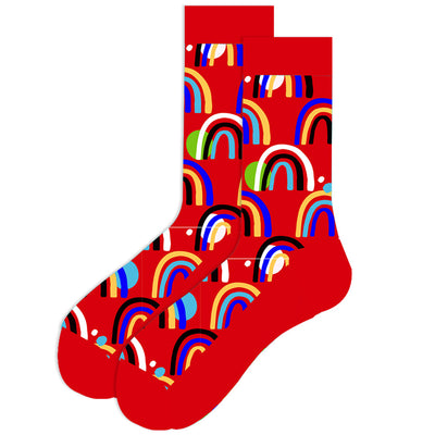 Calcetines Navideños para Hombre - Diseño Alce y Papá Noel en Algodón Premium - Image 38