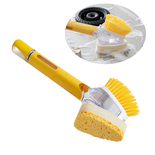 Cepillo Limpiador Multiusos con Mango Largo - Herramienta para Ranuras y Espacios Difíciles