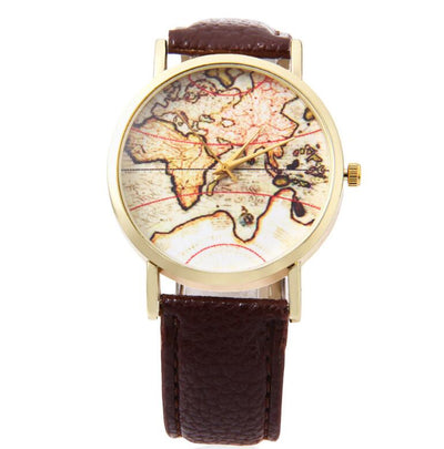 Reloj Vintage con Mapa Mundi - Image 7