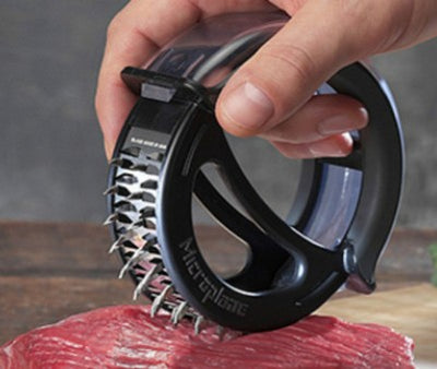 Ablandador de Carne 4 en 1 con 48 Cuchillas de Acero Inoxidable