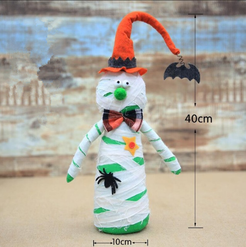 Muñeca Bruja de Calabaza para Halloween - Decoración Creativa - Image 5