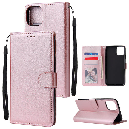 Funda de Cuero para Teléfono 7plus con Cartera de Tarjetas - Image 5