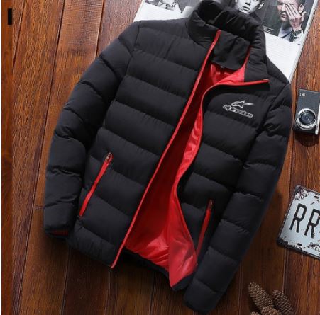 Chaqueta de Invierno Estelar con Cuello Alto para Hombre