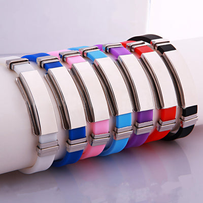 Pulsera de Acero Titanio con Silicona - Image 4