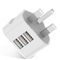 Cargador de Pared Portátil con 1-3 Puertos USB Compatible con Apple - Adaptador de Viaje UK