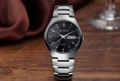 Reloj Luminoso de Acero Tungsteno para Pareja - Resistente al Agua con Calendario - Image 7