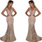Vestido Sin Mangas con Escote en V y Encaje