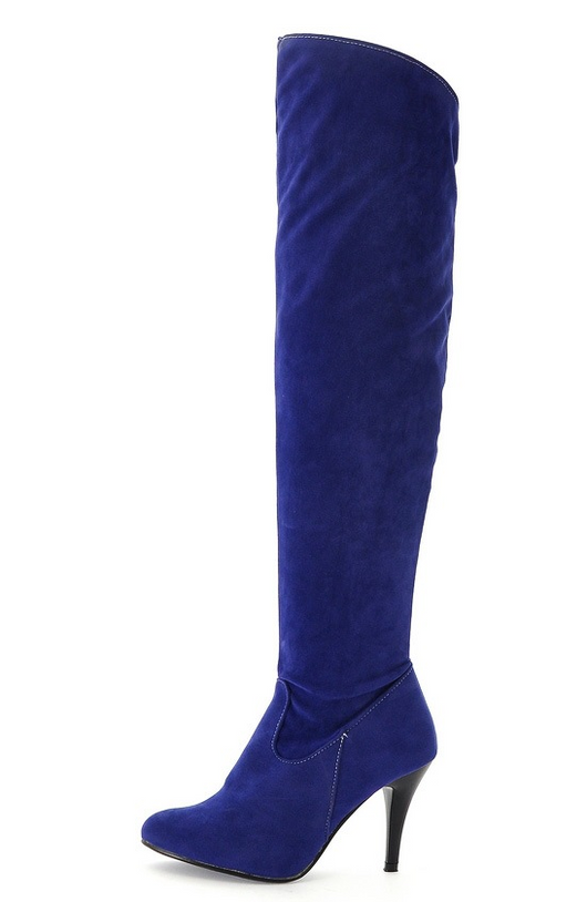 Botas Altas Ajustadas para Mujer - Estilo Europeo y Americano Primavera Otoño - Image 3