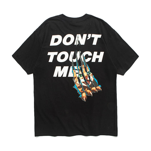 Camiseta Unisex Pareja Hip Hop Street Style con Estampado Artístico - Image 4