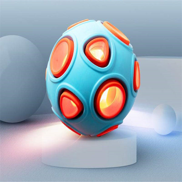 Pelota Interactiva LED con Sonido para Perros - Juguete Masticable