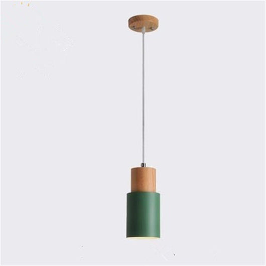 Lámpara Colgante de Madera Maciza Multicolor - Diseño Elegante - Image 7
