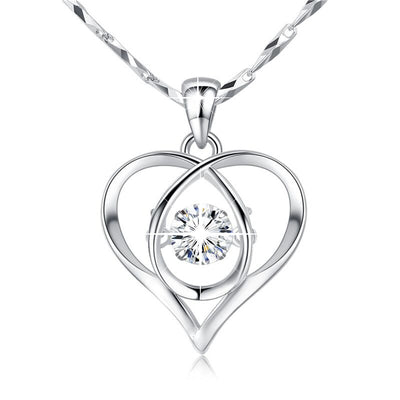 Collar de Plata Esterlina para Niña con Dije de Corazón en Clavícula - Image 12