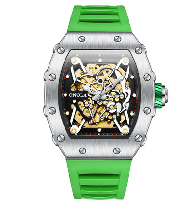 Reloj Deportivo Automático para Hombre con Banda de Silicona Resistente al Agua - Image 11