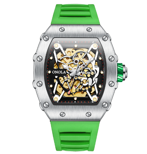 Reloj Deportivo Automático para Hombre con Banda de Silicona Resistente al Agua - Image 11