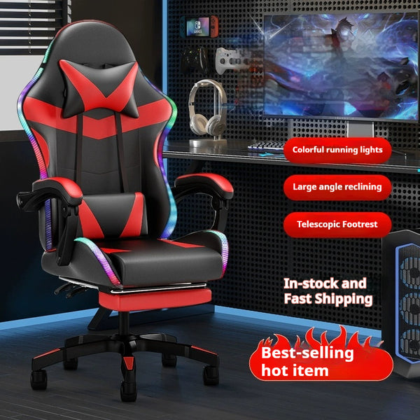 Silla Gamer Reclinable con Masaje para Oficina en Casa