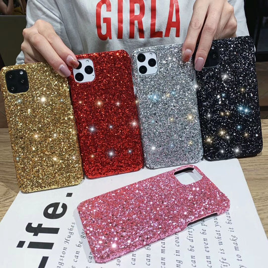 Funda iPhone X con Lentejuelas Brillantes Compatible