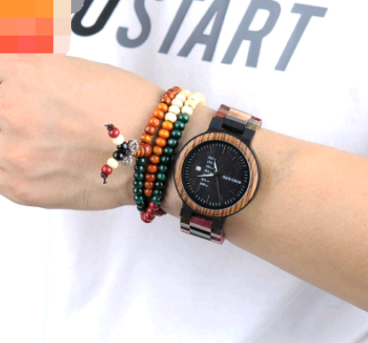 Reloj de Madera Casual para Hombre con Calendario Semanal - Image 4