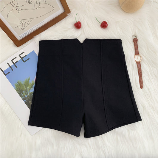 Shorts Anchos de Tiro Alto Elásticos para Mujer - Image 15