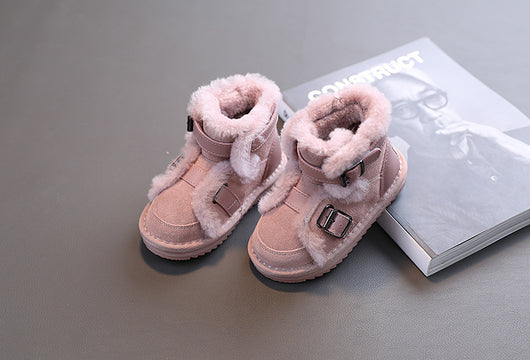Botas Cortas para Niña con Lana Genuina y Suela Antideslizante - Image 14