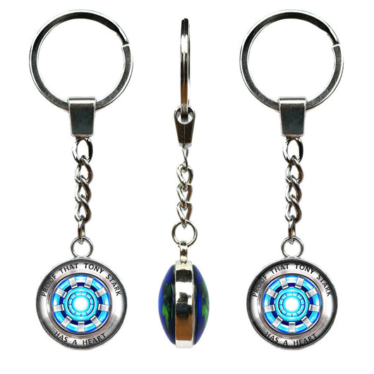Llavero Doble Cara Corazón Iron Man con Piedra de Tiempo - Image 11