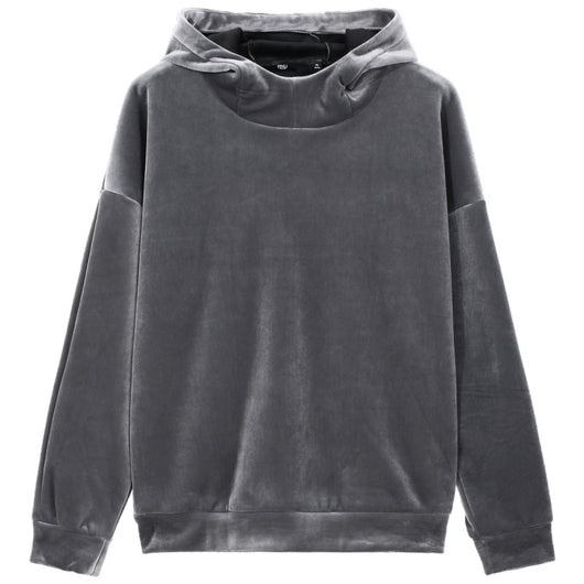 Chaqueta con Logo y Capucha de Terciopelo Grueso