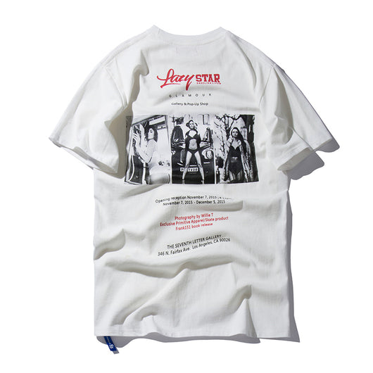Camiseta Hip-Hop con Estampado de Belleza para Hombre - Image 18