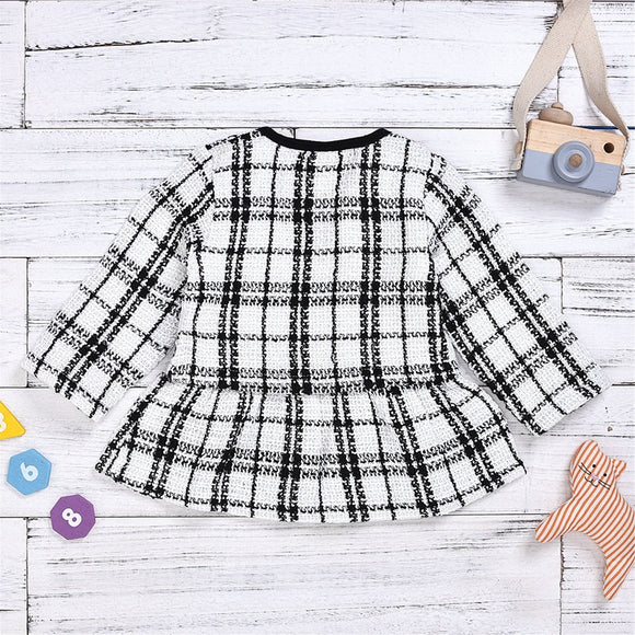 Conjunto Infantil de Dos Piezas con Manga Larga Estilo Delicado