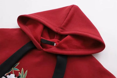 Sudadera con Capucha de Terciopelo y Bordado de Panda - Image 5