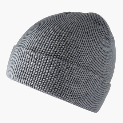Gorro Tejido de Lana Gruesa - Calidez Total en Color Liso - Image 12