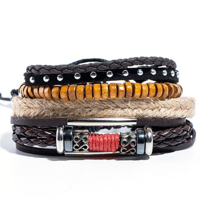 Pulsera Étnica Artesanal Multicapa - Image 4