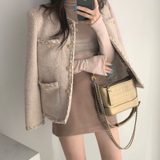 Chaqueta Acolchada de Tweed con Múltiples Bolsillos - Image 17