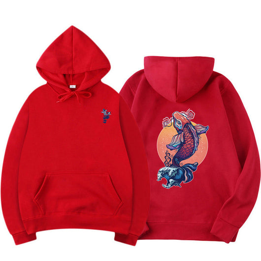 Sudadera con Estampado de Carpa - Image 12