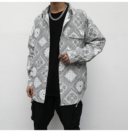 Camisa Estampado Paisley Manga Larga - Image 7