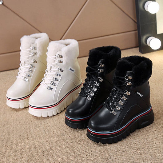 Botas Casuales de Suela Gruesa para Mujer - Otoño e Invierno - Image 4