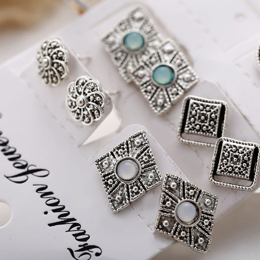 Juego de 5 Pares de Aretes Versátiles - Image 2