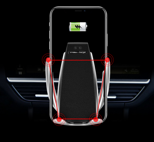 Cargador Inalámbrico para Auto 10W con Soporte Magnético S5 - Image 7