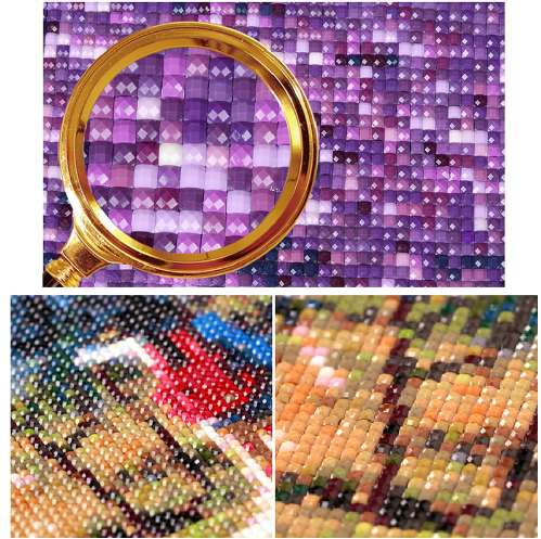 Cuadro de Diamantes 5D Chihuahua Colorido - Pintura de Diamantes DIY
