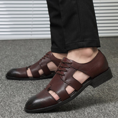 Zapatos Formales Ejecutivos para Hombre con Diseño Hueco y Hebilla Cómoda - Image 12