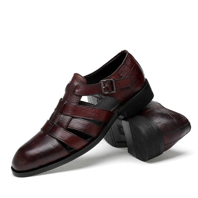 Zapatos Formales Ejecutivos para Hombre con Diseño Hueco y Hebilla Cómoda - Image 35