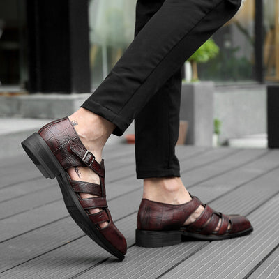 Zapatos Formales Ejecutivos para Hombre con Diseño Hueco y Hebilla Cómoda - Image 37