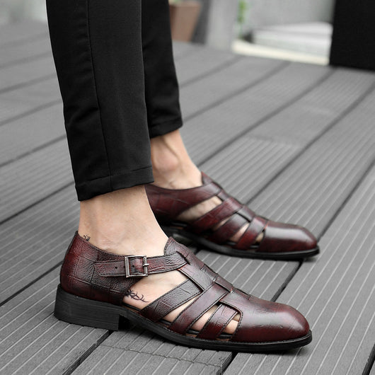 Zapatos Formales Ejecutivos para Hombre con Diseño Hueco y Hebilla Cómoda - Image 39