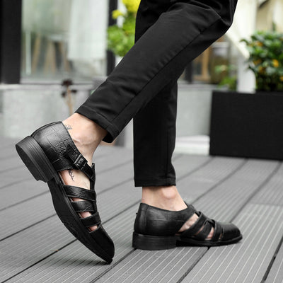 Zapatos Formales Ejecutivos para Hombre con Diseño Hueco y Hebilla Cómoda - Image 46