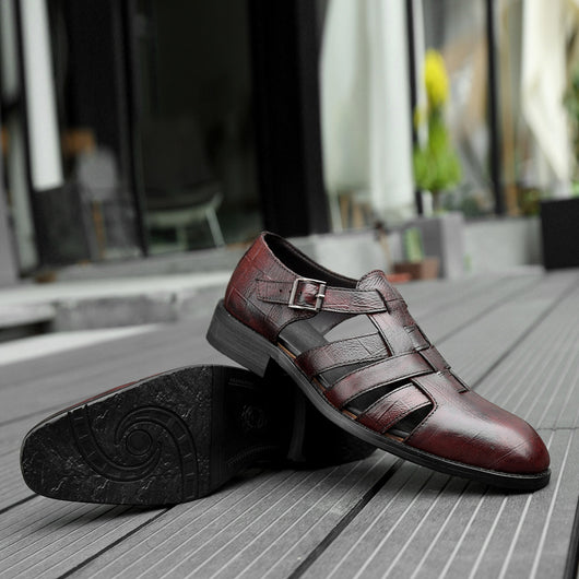 Zapatos Formales Ejecutivos para Hombre con Diseño Hueco y Hebilla Cómoda - Image 49