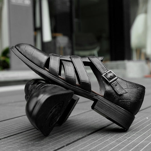 Zapatos Formales Ejecutivos para Hombre con Diseño Hueco y Hebilla Cómoda - Image 50