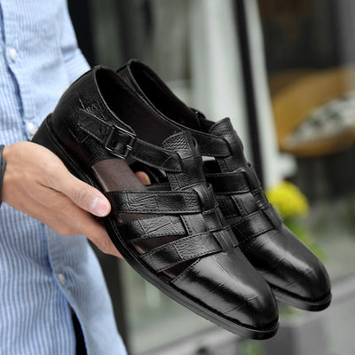 Zapatos Formales Ejecutivos para Hombre con Diseño Hueco y Hebilla Cómoda - Image 52