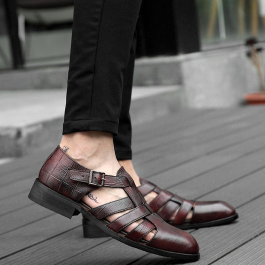 Zapatos Formales Ejecutivos para Hombre con Diseño Hueco y Hebilla Cómoda - Image 54